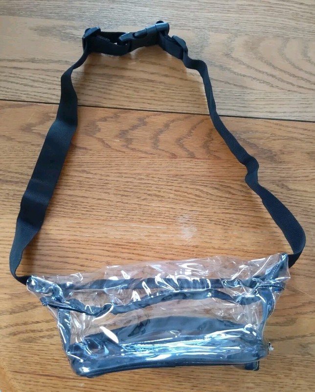 Covax Clear Fanny Pack Stadium Approved – PVC Clear Belt Bag Fits Most Waists
