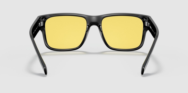 BURBERRY BE4358 300185 Knight Black Yellow 57 mm Men's Sunglasses gallery