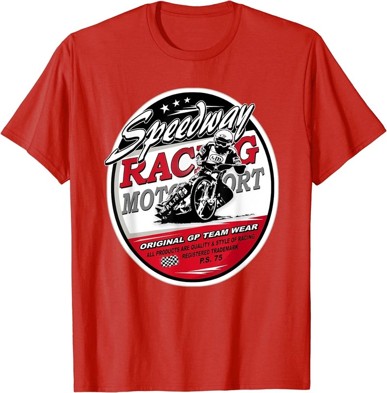 Motorcycle Speedway Flat Track Racing Graphic Tee Unisex Rider Gift T-Shirt gallery
