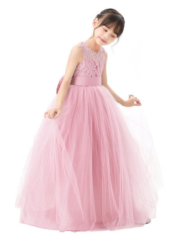 Lace Girls Dresses First Communion Dress Baptism Dress Wedding