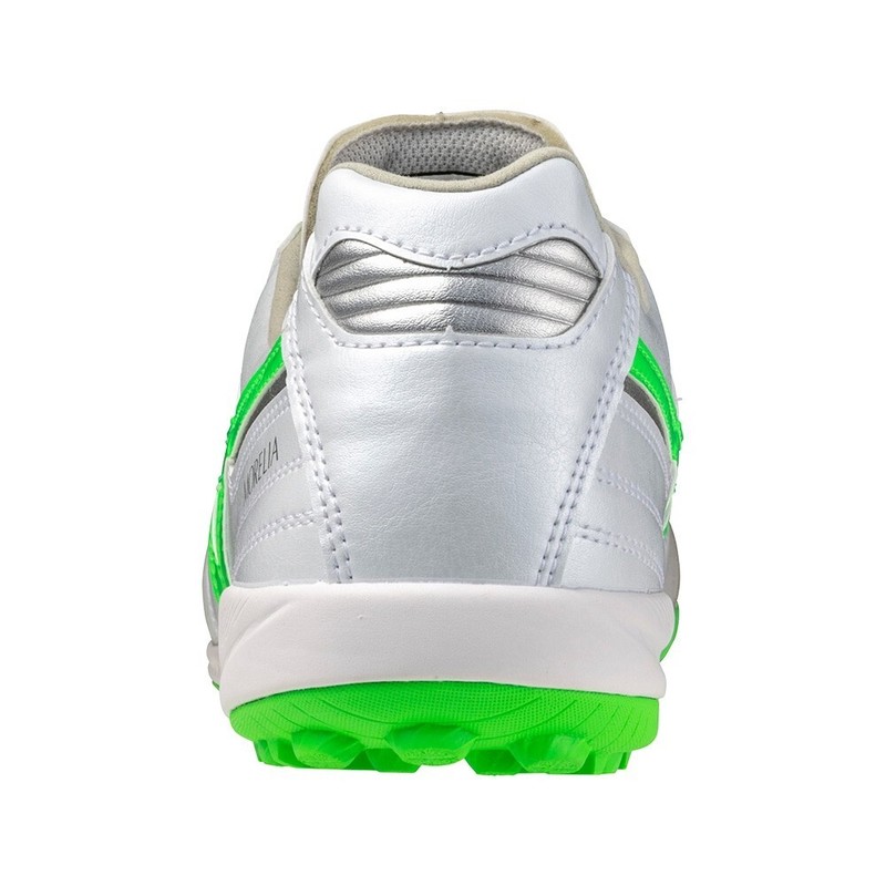 MIZUNO Futsal Shoes MORELIA SALA ELITE TF White/Neon Green Q1GB25123 37 NEW!! gallery
