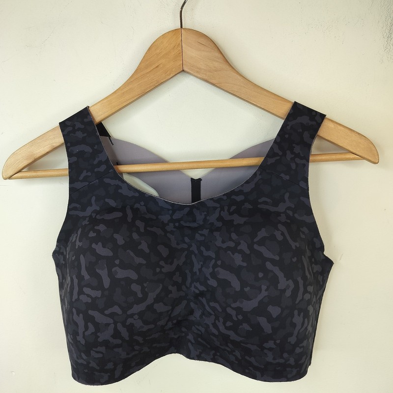 Syrokan Sports Bra Womens 32E UK / 32DDD US High Impact Camo Gym Athletic