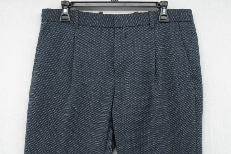 SCOTCH & SODA Amsterdam Couture Blake Pants Men's Size 32 Blue Textured gallery