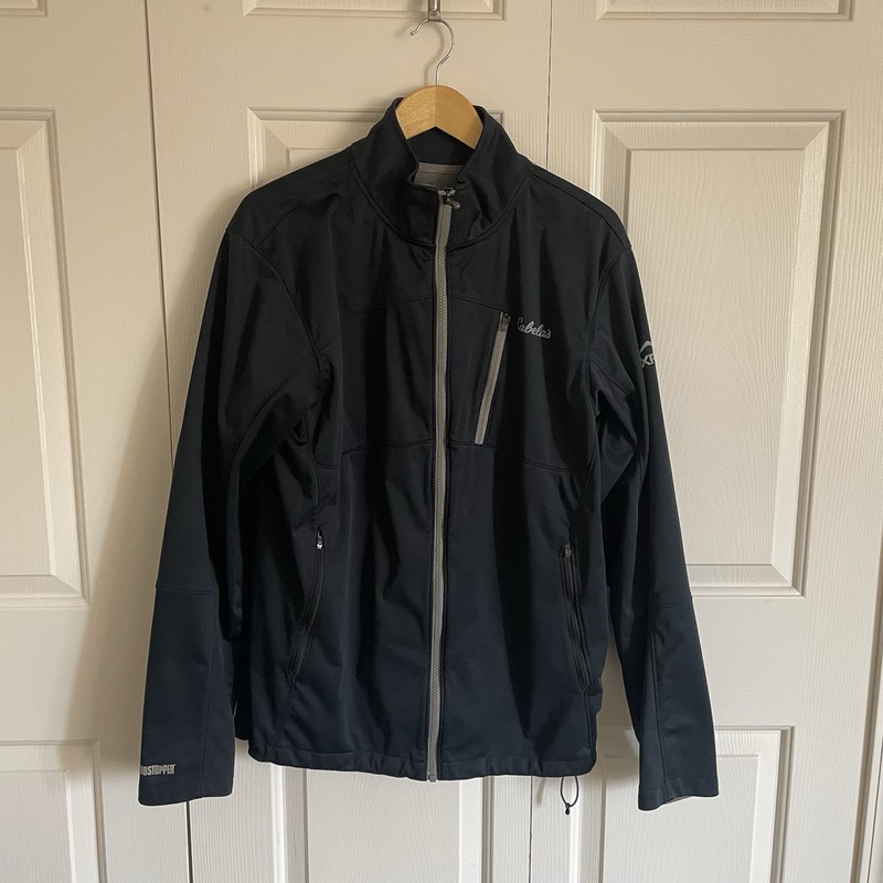 Cabela’s XPG Jacket Windproof & Water Resisting. Blue Spring Weight Size L Tall
