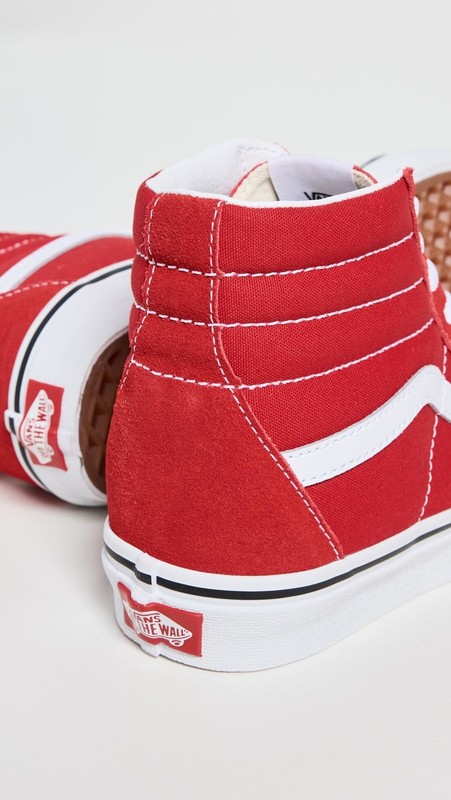 Vans Men Sk8-Hi Sneakers VN0A4BV6JV6 Racing Red/True White Size 6.5 US gallery