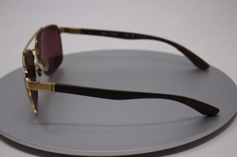 Ray-Ban RB 3701 Liteforce Sunglasses Frame Only Polished Arista Gold 59-17-145 gallery