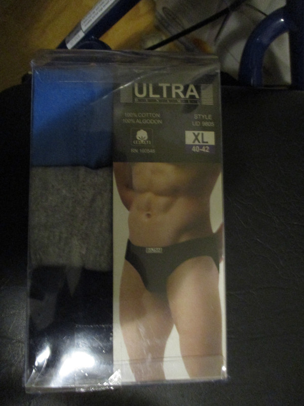 ULTRA DYNAMIC -3 Pack Men's Cotton Bikini Brief Underwear - Assorted Colors XL gallery