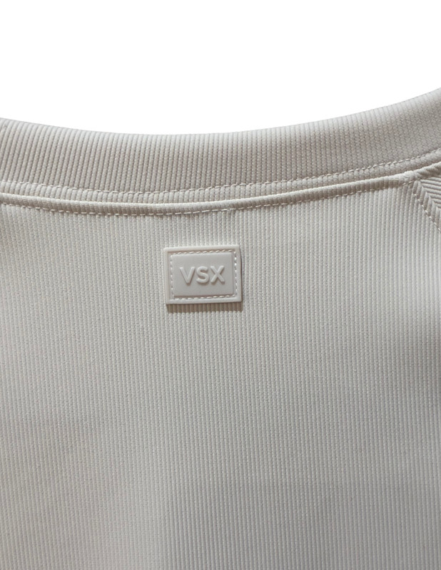 VSX Sport Luxe Athleisure Crewneck Pullover & Matching Jogger Set Cream Size L/M gallery