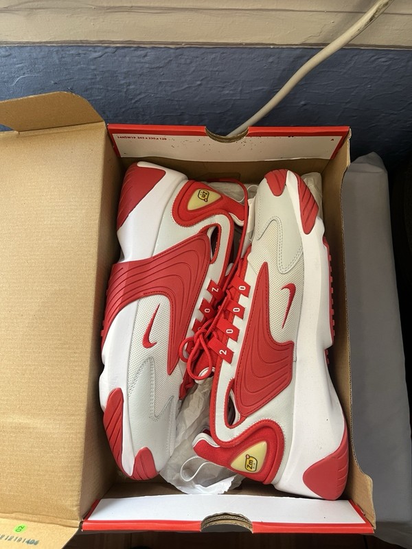 Nike Zoom 2K Photon Dust/University Red Men's Low Top Lace-Up AO0269-012 gallery