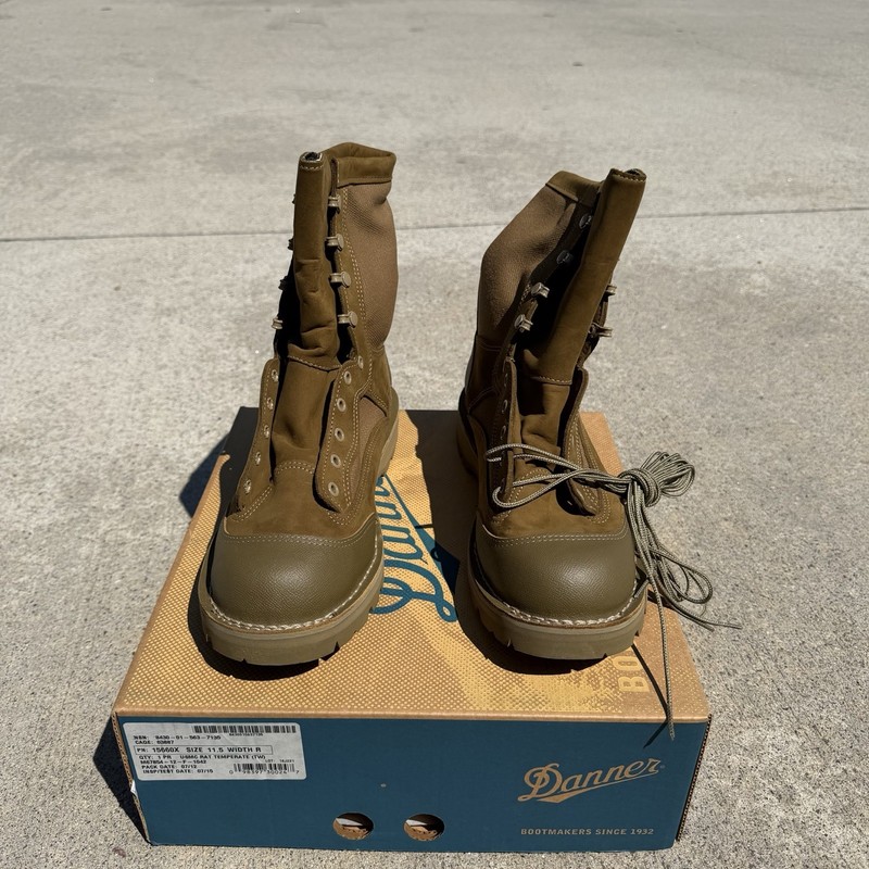 Danner USMC RAT Temperate Combat Boots Size 11.5 R Gore-Tex Military NIB 15660X
