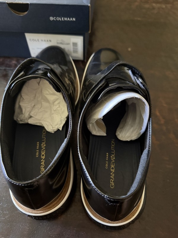 Cole Haan Grand Evolution Velox Oxford black flat casual shoes New 8.0 gallery