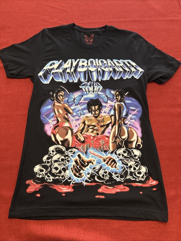 🔥New 100% Authentic 2017 PLAYBOI CARTI SELF TITLED ERA Tour Official T-shirt SM