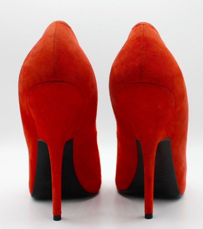 Designer Giuseppe Zanotti Alien Heel High Heels shoes Orange EUR39 gallery