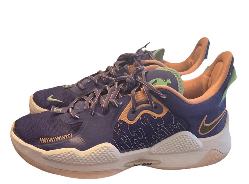 Nike Paul George 5 LA Drip Men’s Athletic Shoes 10, CW3143-400 gallery