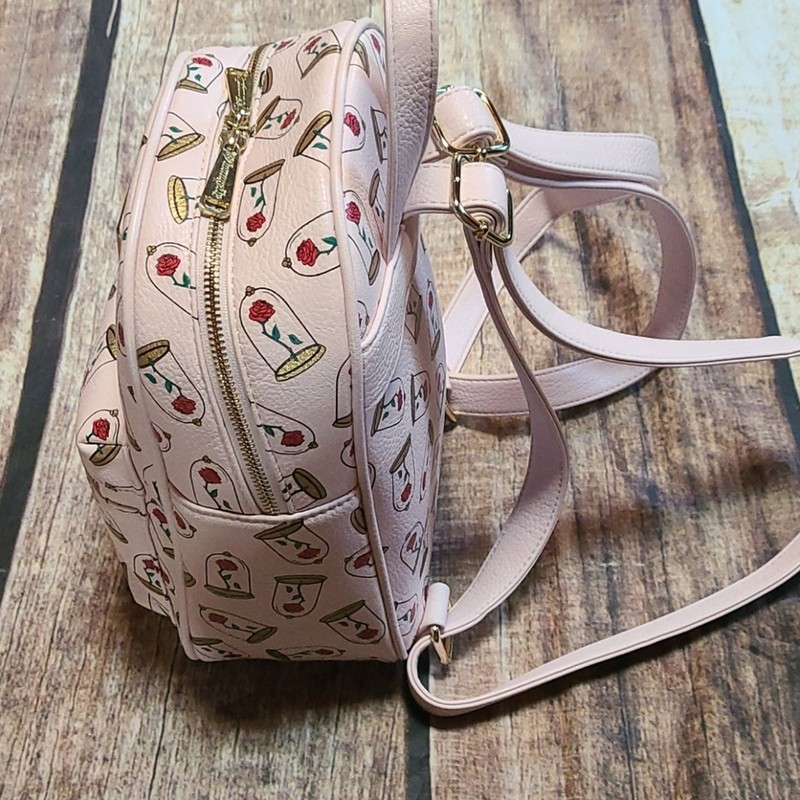 Rare OG Loungefly enchanted roses mini backpack vintage heart tag collectors gallery