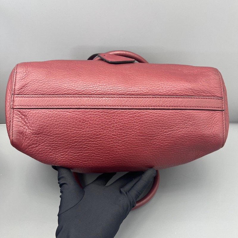Prada Pre-Owned Authentic Tote Burgundy 28*22*11cm Free Tracked Shipping gallery