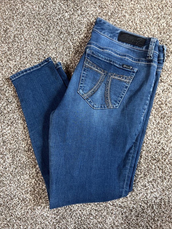 Seven7 Jean Legging Size 14 Denim