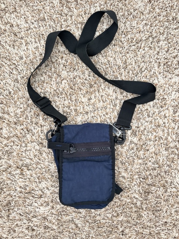 Diesel Navy Blue Nylon Small Utility CrossbodyShoulder Bag
