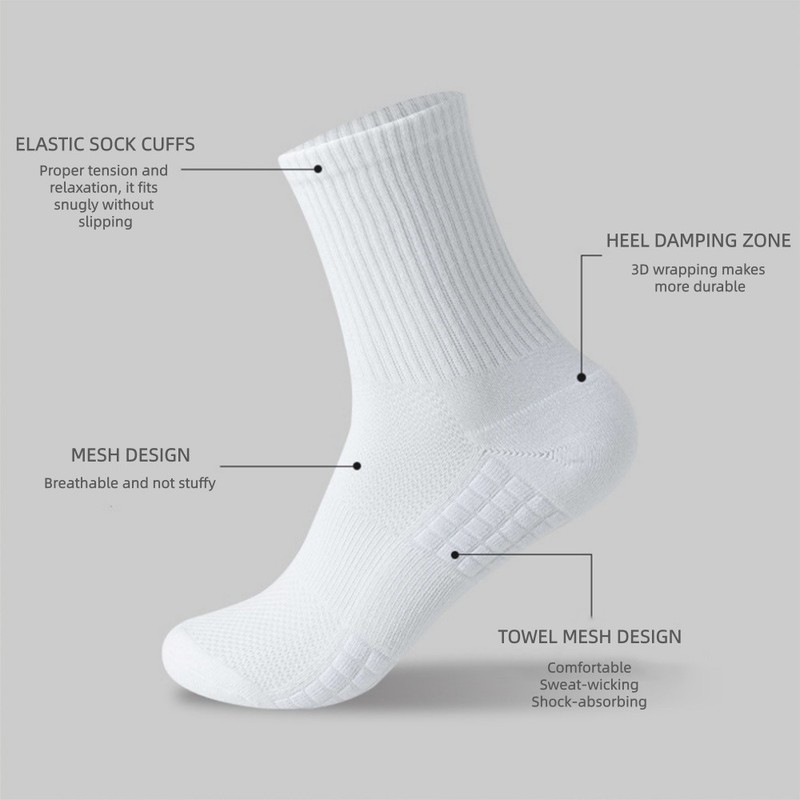 Mens Heavy Duty Winter Warm Thermal Wool Heated Work Crew Boots Socks US Seller gallery