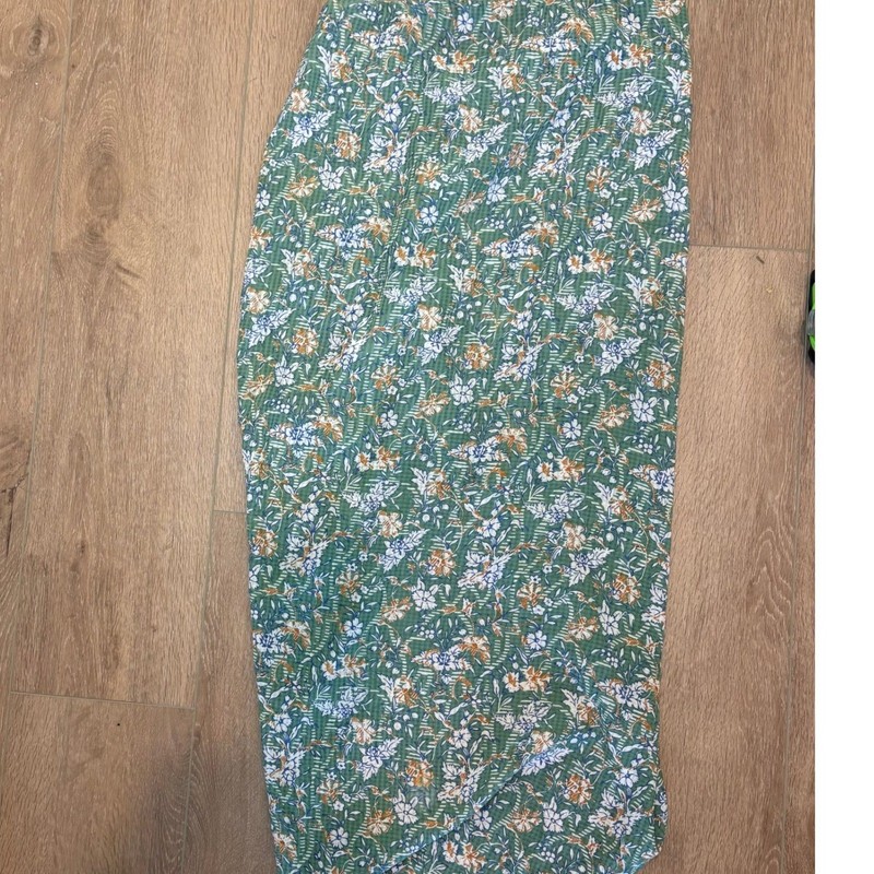 VERONICA BEARD Hazel floral asymmetric midi tulip skirt in Dark Seafoam Multi S gallery