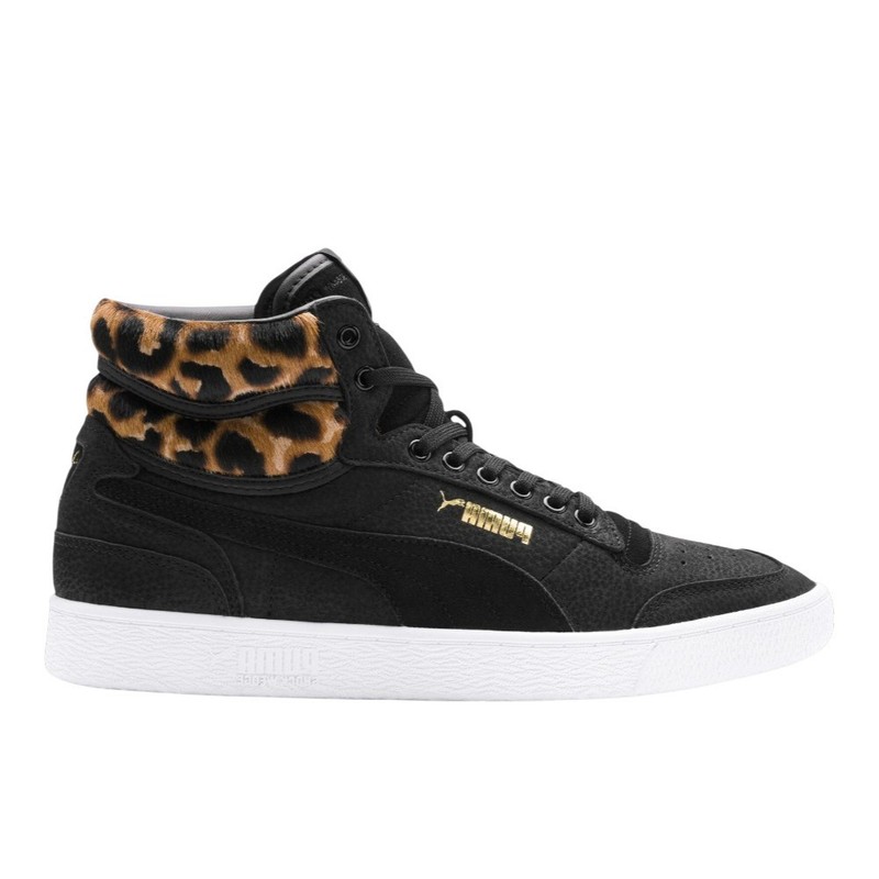 PUMA Ralph Sampson Mid Wild Lace Up Mens Size 4 D Sneakers Casual Shoes 370840-