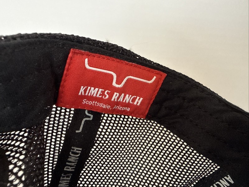 Kimes Ranch Weekly Trucker Hat Black Adult Black Embroidered Logo And Mesh Back gallery