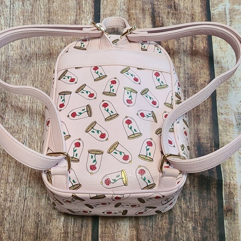 Rare OG Loungefly enchanted roses mini backpack vintage heart tag collectors gallery