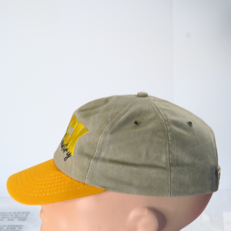 Vintage Duck Country Khaki Gold Hunting Outdoor Snapback Hat Made in USA gallery