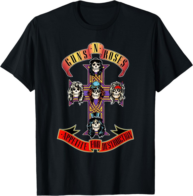 Guns N’ Roses Official Cross T-Shirt