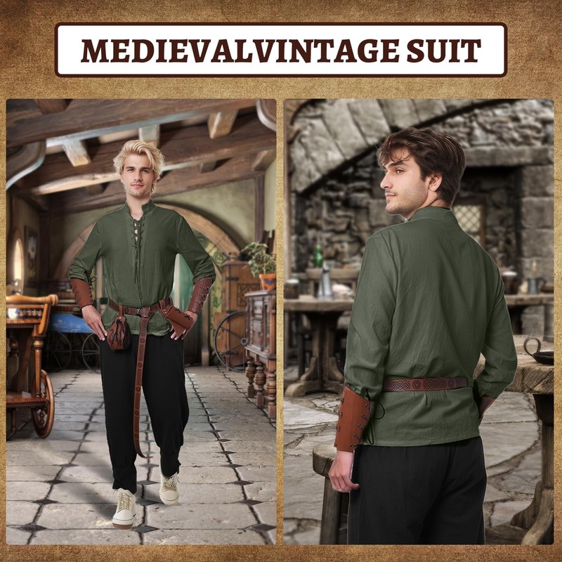 Medieval Clothes Mens Set Viking Costume With Mens Medieval ... gallery