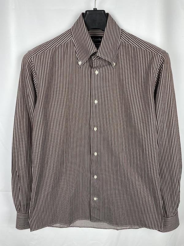 Men Guy Laroche Shirt Brown 36 / S / 44