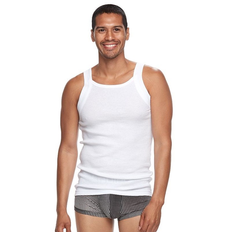 EQUIPO PREMIUM COTTON ATHLETIC COMFORT BLACK TANKS , NEW, 3 PK, #U45 gallery