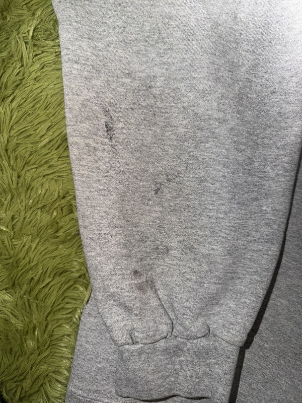 Vintage Nike Mini Swosh Sweatshirt Size Large Gray!!!! gallery