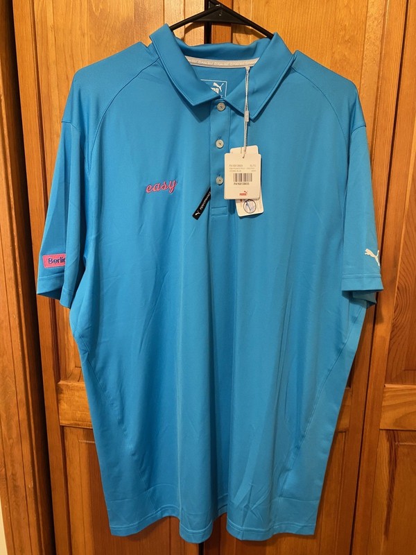PUMA MEN’S SIZE XL LIGHT POUNCE POLO COOL MAX EXTREME PERFORMANCE FIT W/TAGS