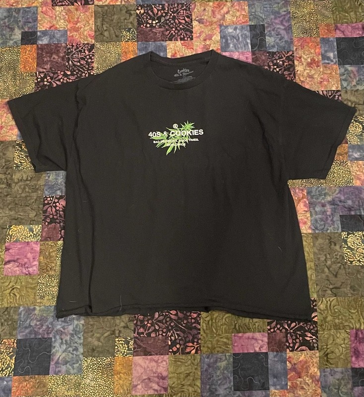 40s & Shorties x Cookies Collab Leaf Logo Graphic T-Shirt