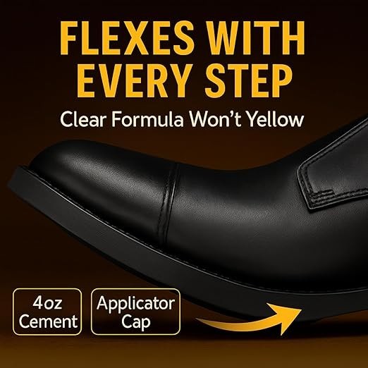 Eagle Shoe Cement – Heavy Duty Shoe Sole Glue for Repair – Strong Waterproof gallery