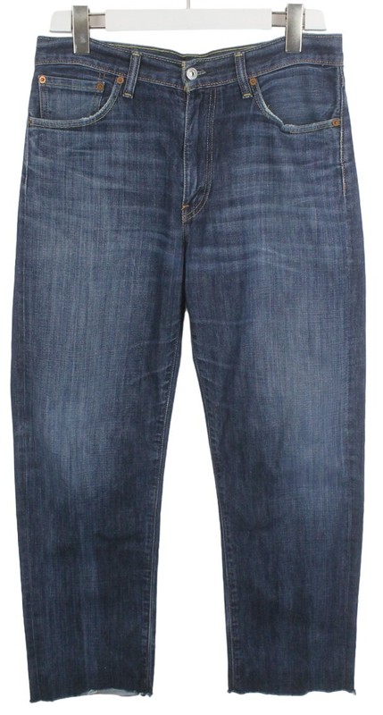 LEVI’S 751 Jeans Mens W33/~L30 Standard Fit Whiskers Faded Denim Blue