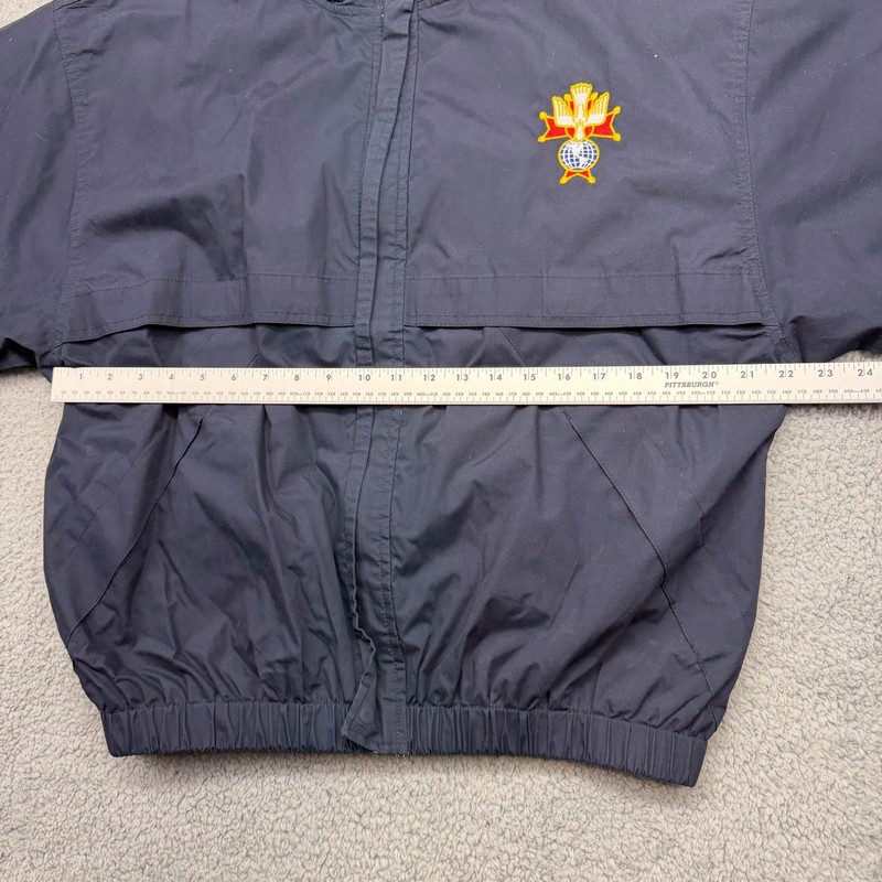 Devon & Jones Mens Large Knights of Columbus Windbreaker Jacket LKGREAPP4COL gallery