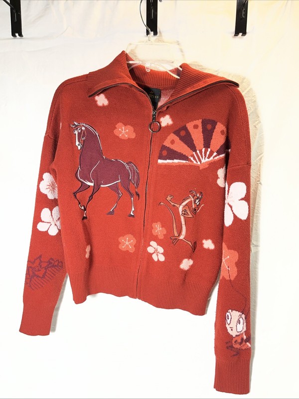 DISNEY PRINCESS MULAN SMALL SWEATER CARDIGAN