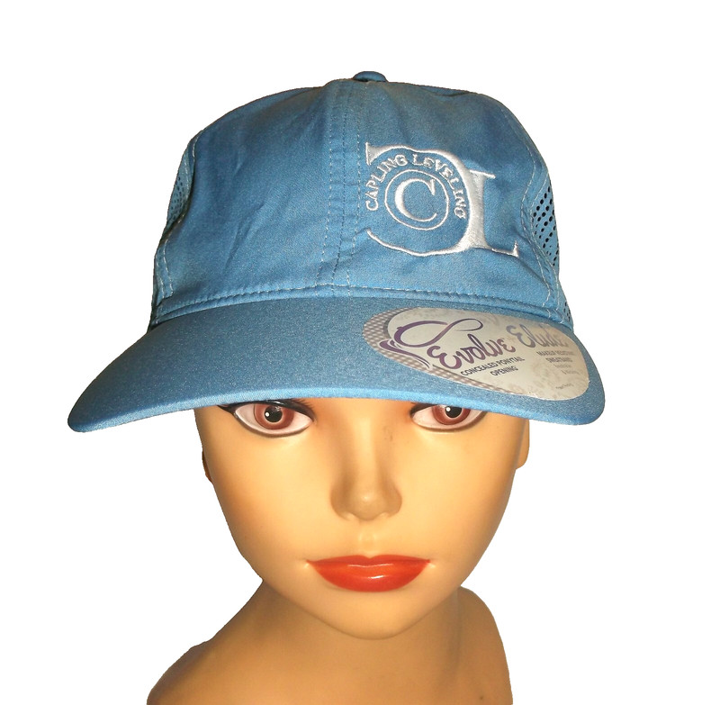 NWT Infinity Her (Capling Leveling) Blue Concealed Ponytail Opening Ball Cap
