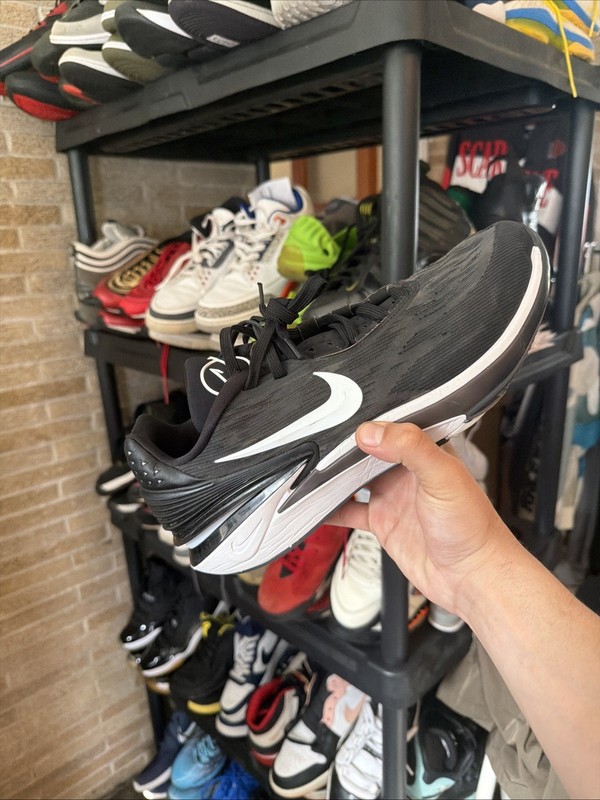 Size 12 – Nike Air Zoom GT Cut 2 TB Black White DJ6015-006 Basketball Shoes