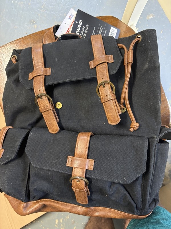 Staples Rutland Backpack 19 Liters 1160 Cubic Inches Holds 15″ Laptop