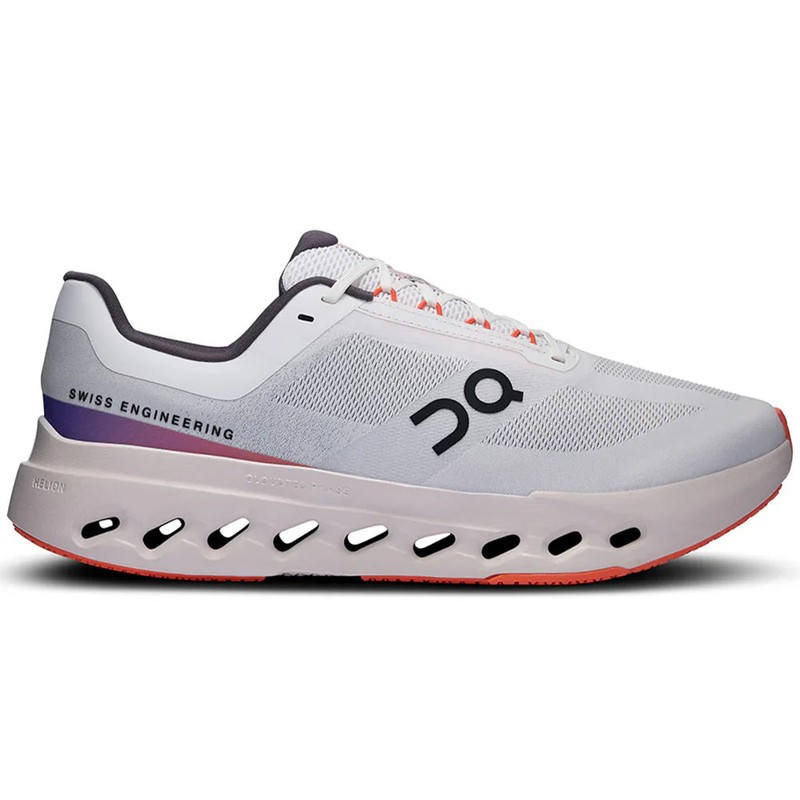 Men’s On Cloudsurfer Next, White/Flame, 8 2E Wide US