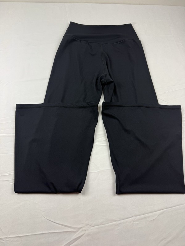 Sunzel Women's Black Flared Stretch Activewear Pants Yoga Gym Size L gallery